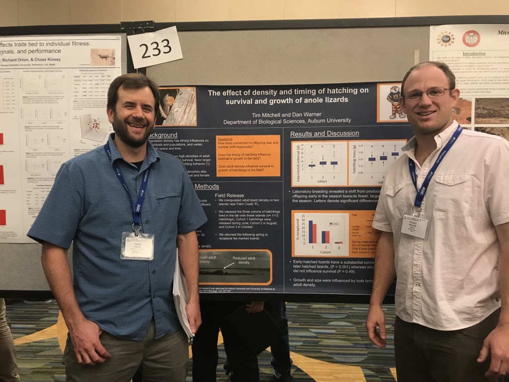 SICB2018: Density and Timing of Hatching Impact Survival and Growth in ...